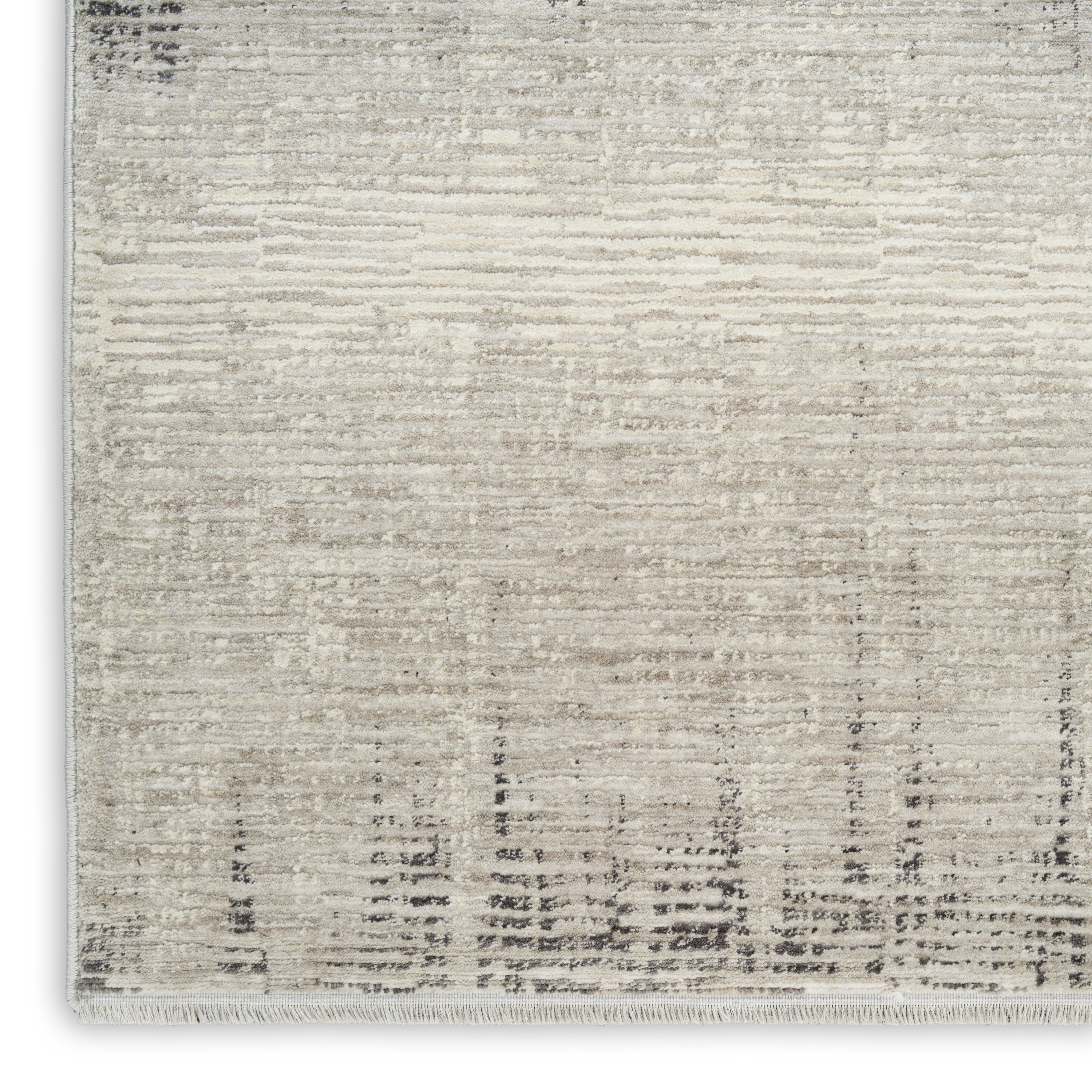 Calvin Klein CK079 Notes 7'10" x 9'10" Ivory Charcoal Modern Indoor Rug