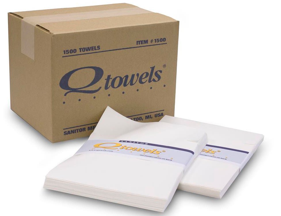 Paper Towel Q-Towels® Flat 9 X 12 Inch
