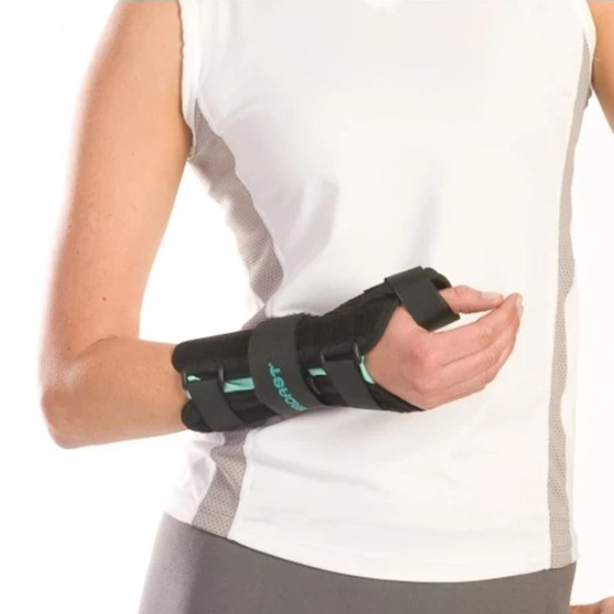 AirCast® A2™ Right Wrist Brace With Thumb Spica, Large