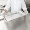 Full-size 1 ½-inch-deep Super Pan 3® perforated stainless steel steam table pan