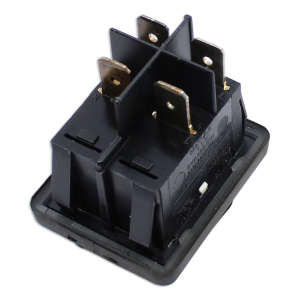 Black Bipolar Switch 16A Faston 6.3