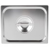 Half-size Super Pan V® solid stainless steel cover