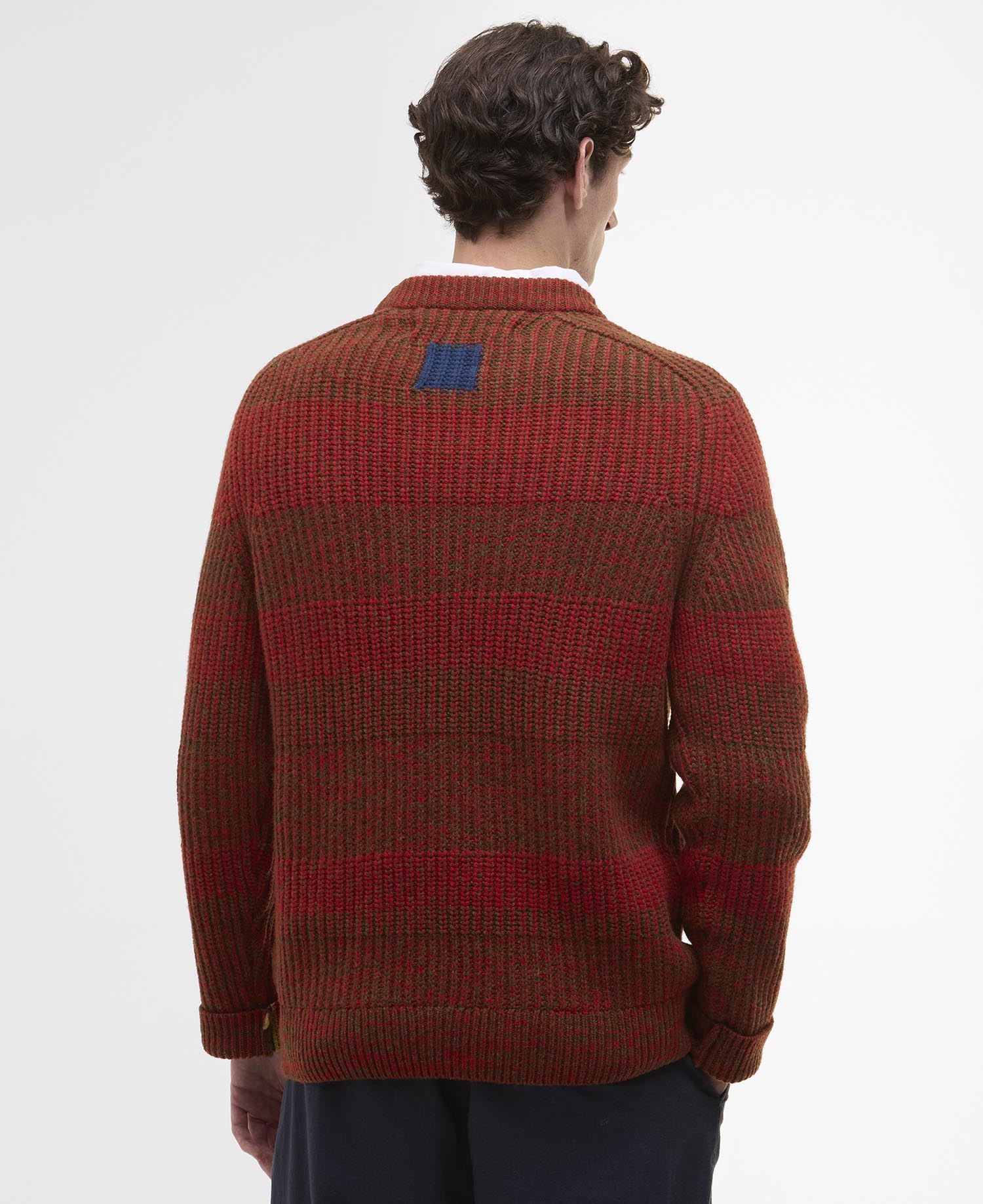 Maglione girocollo Saddle Paul Smith loves Barbour image number 3