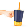 Zak Hydration 16 ounce Mighty Mug Tumbler with Straw, Navy slideshow image 1 Zak Hydration 16 ounce Mighty Mug Tumbler with Straw, Navy slideshow image 1