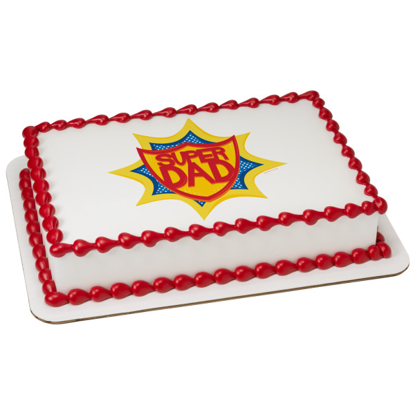 Super Dad PhotoCake® Edible Image®