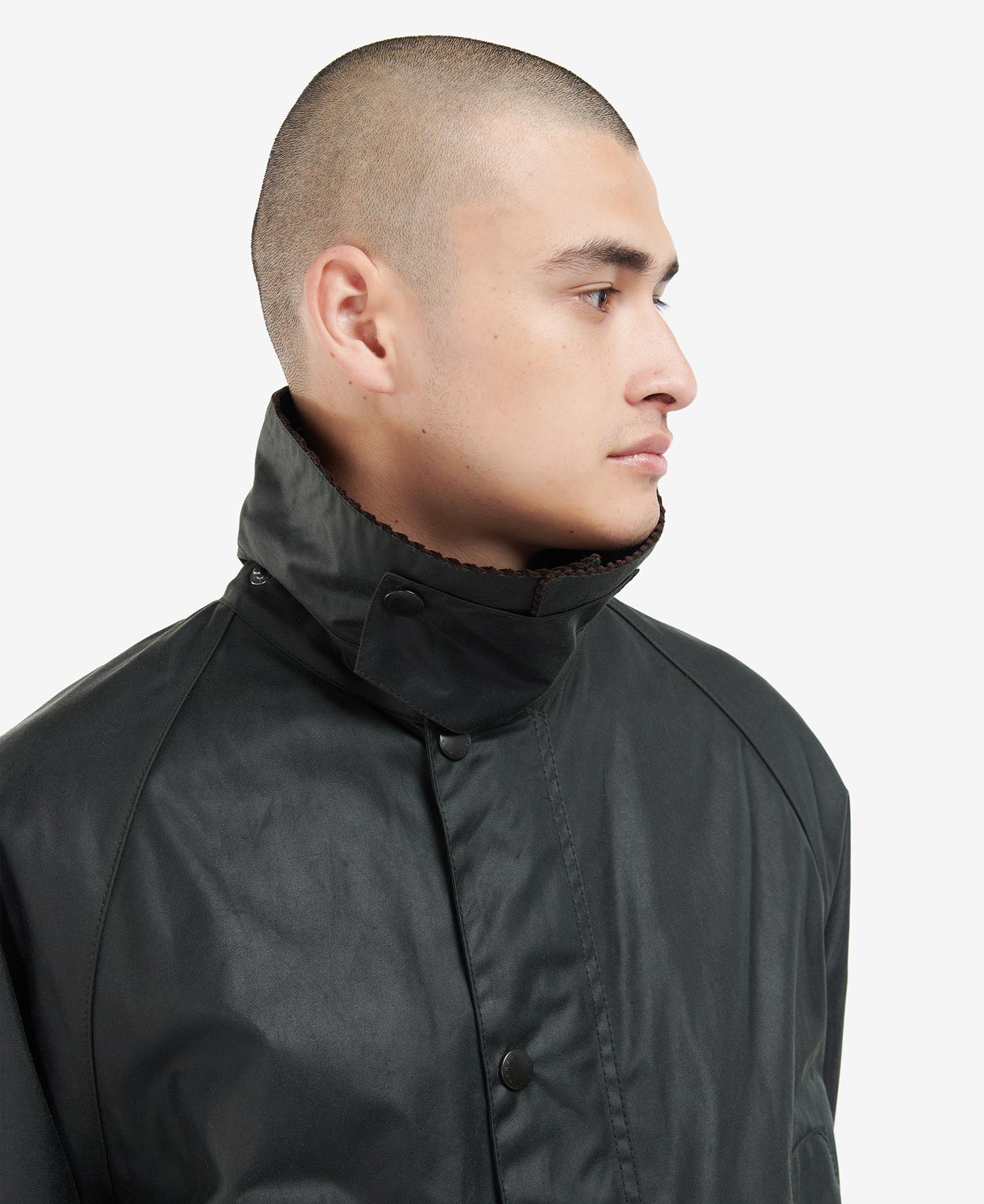 Oversized Bedale Waxed Jacket image number 3