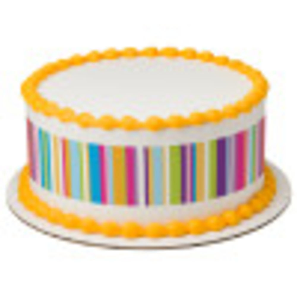 Image Cake Happy Variety Stripes