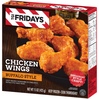 TGI Fridays Buffalo Style Chicken Wings, 15 oz Box