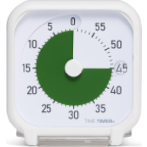 Original 3" 60-Minute Visual Timer, Green Disk