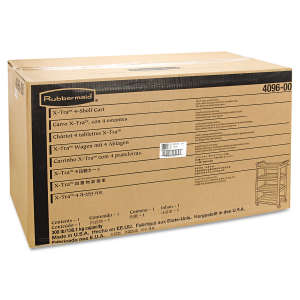 Rubbermaid Commercial, Xtra, Utility Cart, Black