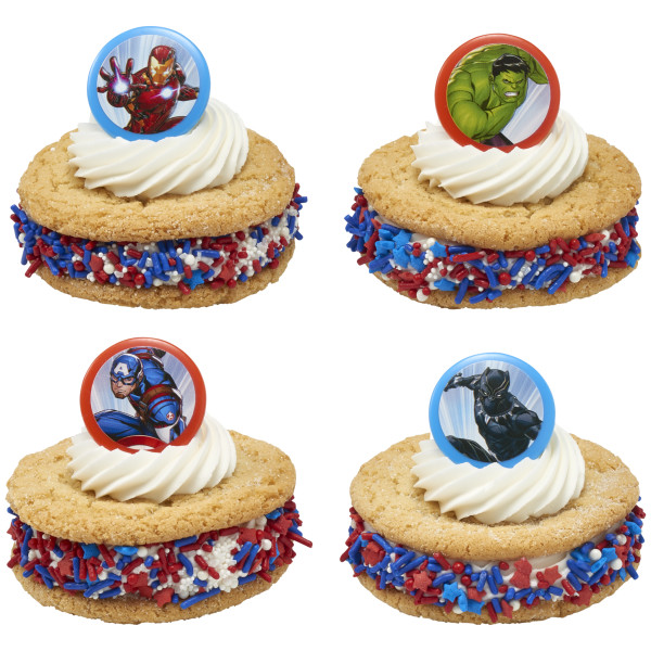 MARVEL Avengers Built for Battle Cupcake Rings