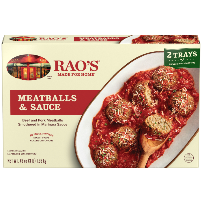 Meatballs & Sauce Frozen Meal, 48 oz