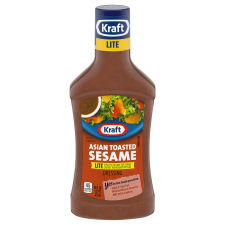 Kraft Asian Toasted Sesame Lite Dressing, 16 fl oz Bottle