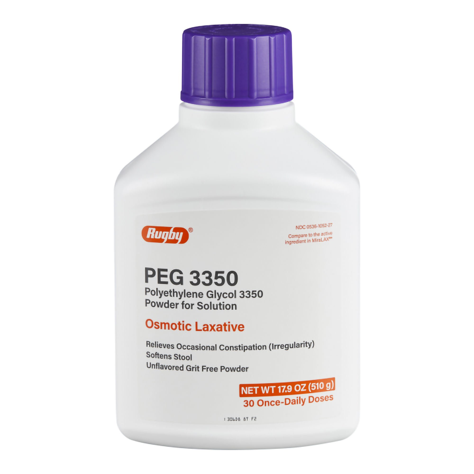 Polyethylene Glycol 3350 (PEG 3350) / Sodium Chloride / Sodium Bicarbonate / Potassium Chloride 510 Gram Powder for Solution 30 Doses
