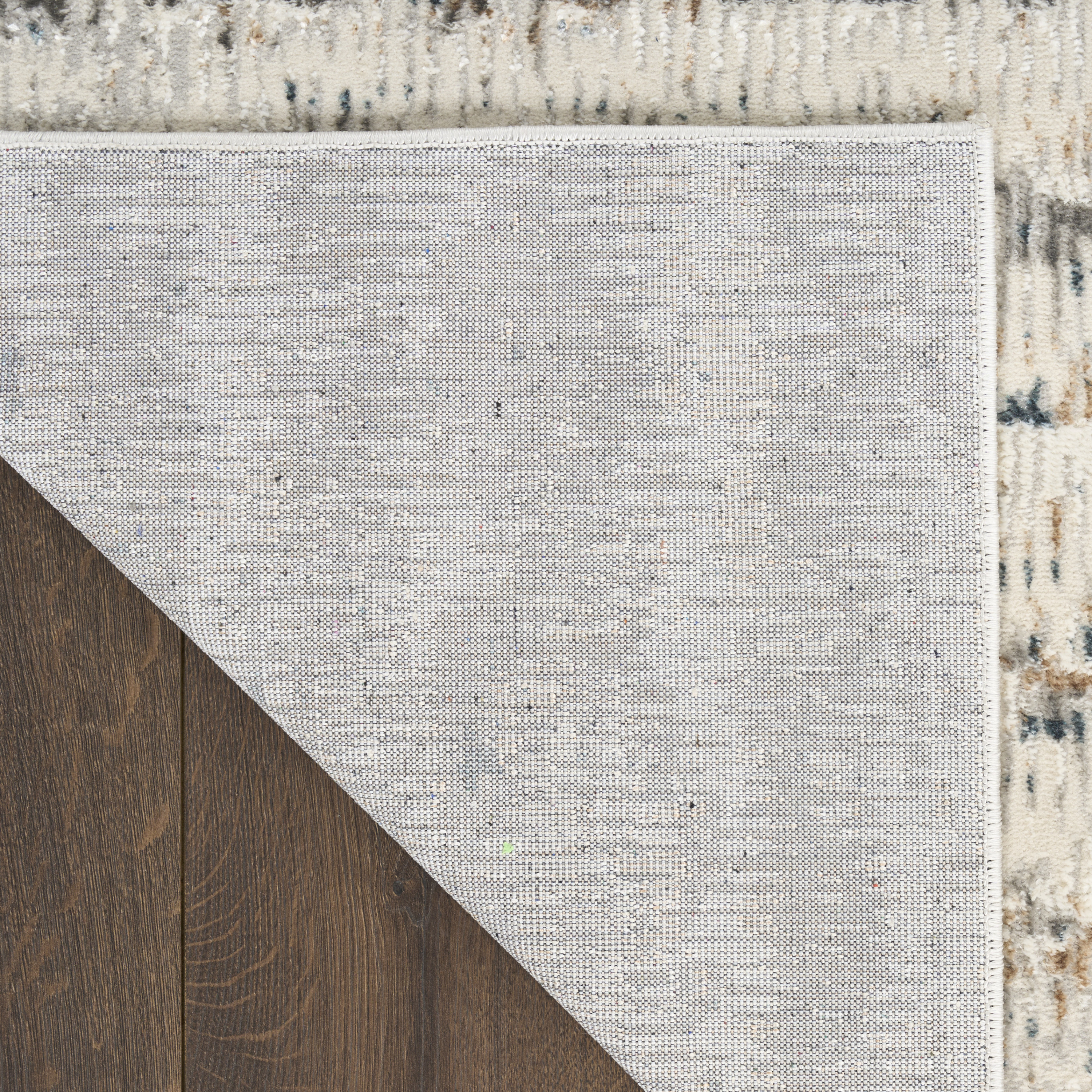 Calvin Klein CK073 Compass 3'11" x 5'11" Ivory Multicolor Modern Indoor Rug