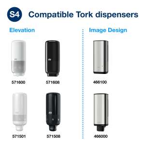 Tork,  Alcohol-Free Hand Sanitizer Foam, Tork Foam Skincare S4 Dispenser 33.8 fl oz Bottle