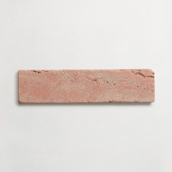 lapidary: girata | cigar | red travertine | tumbled 