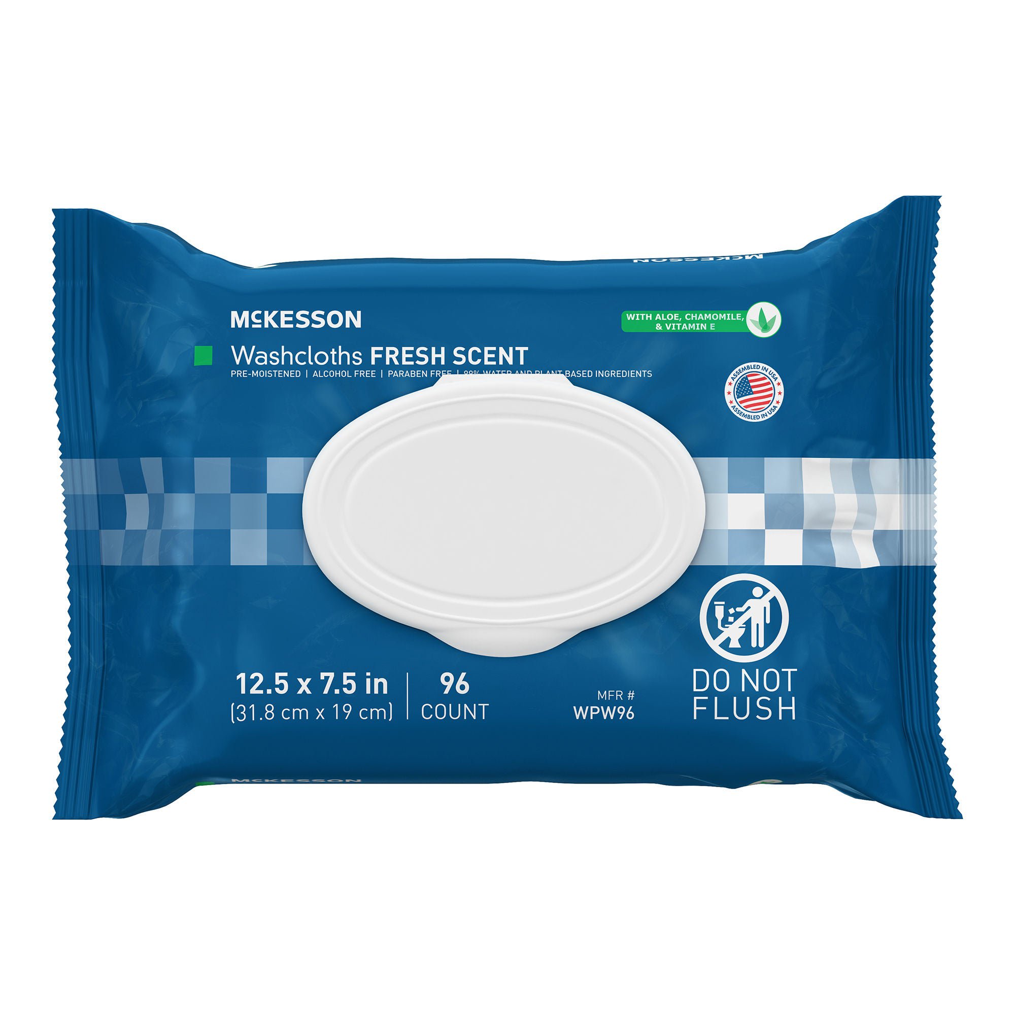 McKesson® Fresh Scent Personal Cleansing Wipe, Nonflushable