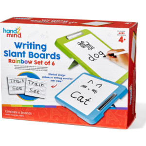Writing Slant Boards, Rainbow, Set of 6