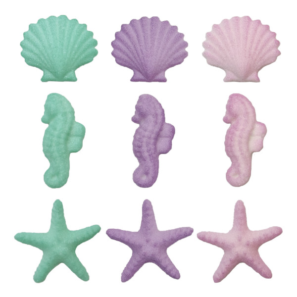 Seahorses, Starfish And Shells Dec-Ons® Decorations