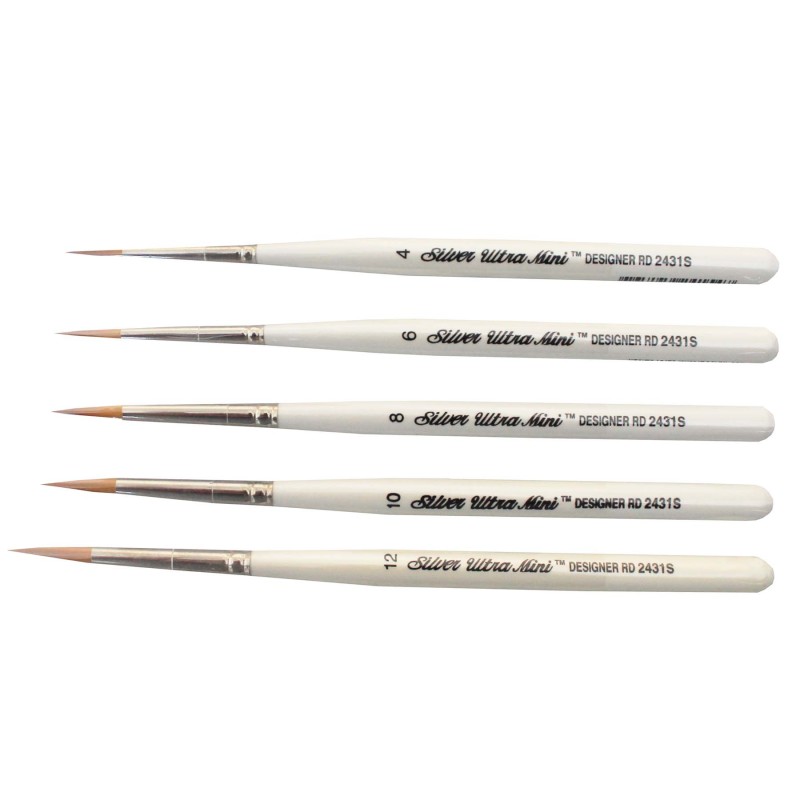 Ultra Mini Designer Rounds, 7 Brushes