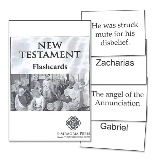 Memoria Press New Testament Flashcards Set of 113