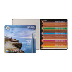 Lyra  Graduate Watercolor Pencils Set Tin with Brush Assorted Colors 24 Pieces