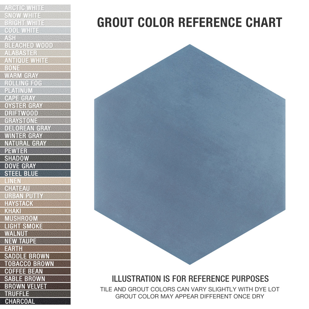 Horizon Hex Azul 7-3/4 in. x 9 in. Porcelain Floor and Wall Tile