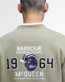 Giles Steve McQueen Sweatshirt Bleached Olive