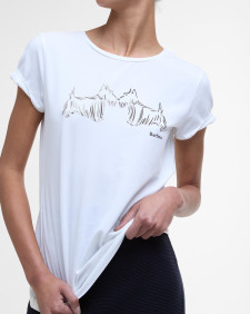 T-shirt con stampa Highlands 
