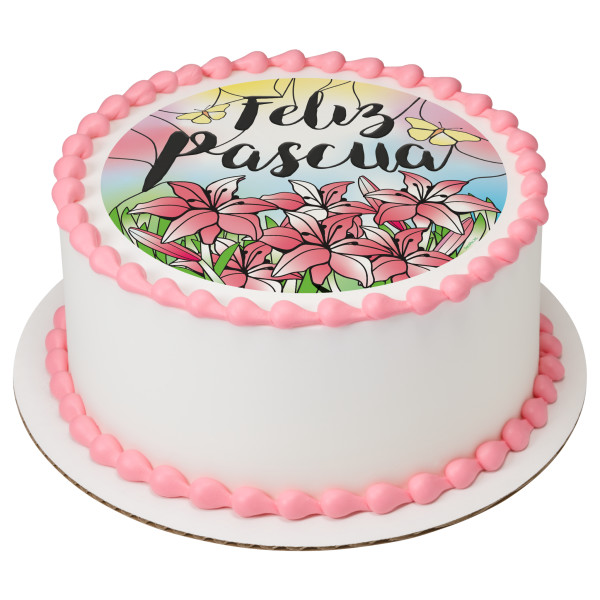 Feliz Pascua PhotoCake® Edible Image®