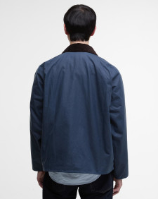 Transport Waxed Jacket Washed Cobalt