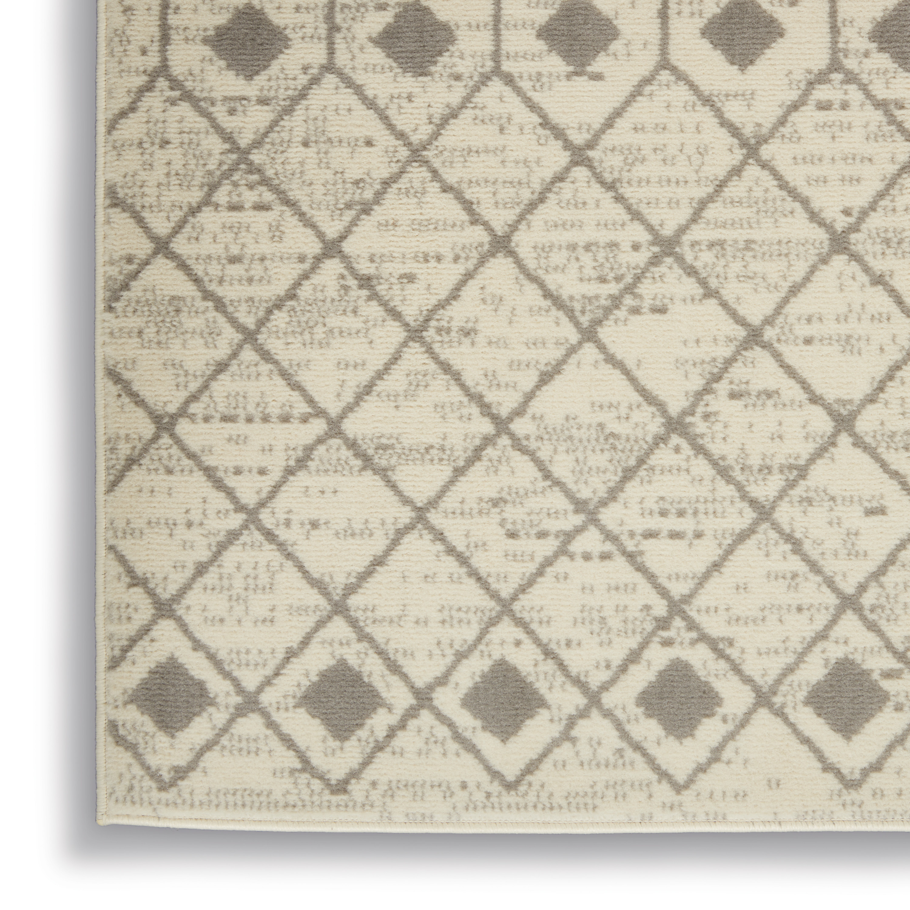 Nourison Grafix 5'3" x 7'3" Ivory Grey Bohemian Indoor Rug