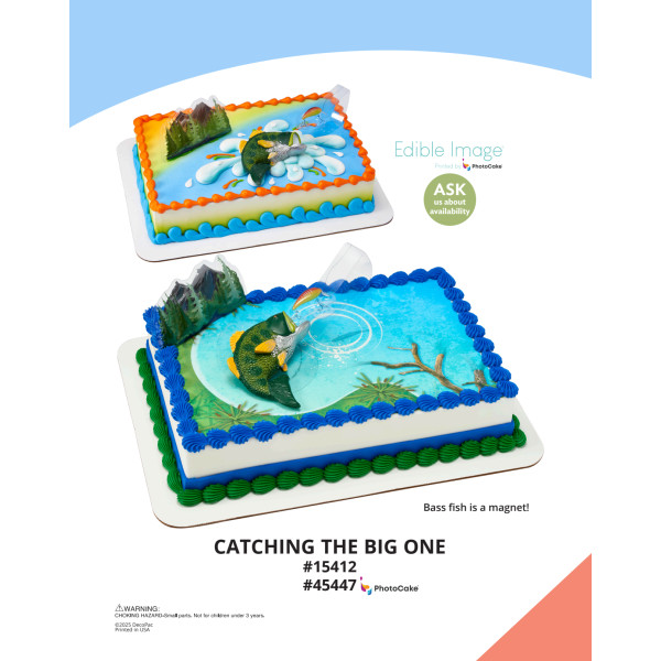 Catching the Big One The Magic of Cakes® PhotoCake® Enhanced Background and Icing Page