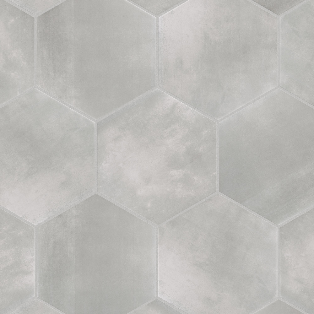 Horizon Hex Gris 7-3/4 in. x 9 in. Porcelain Floor and Wall Tile