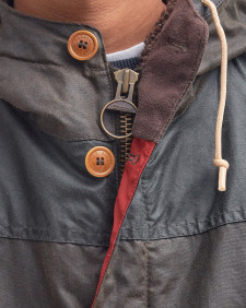 Parka in cotone cerato Game 
