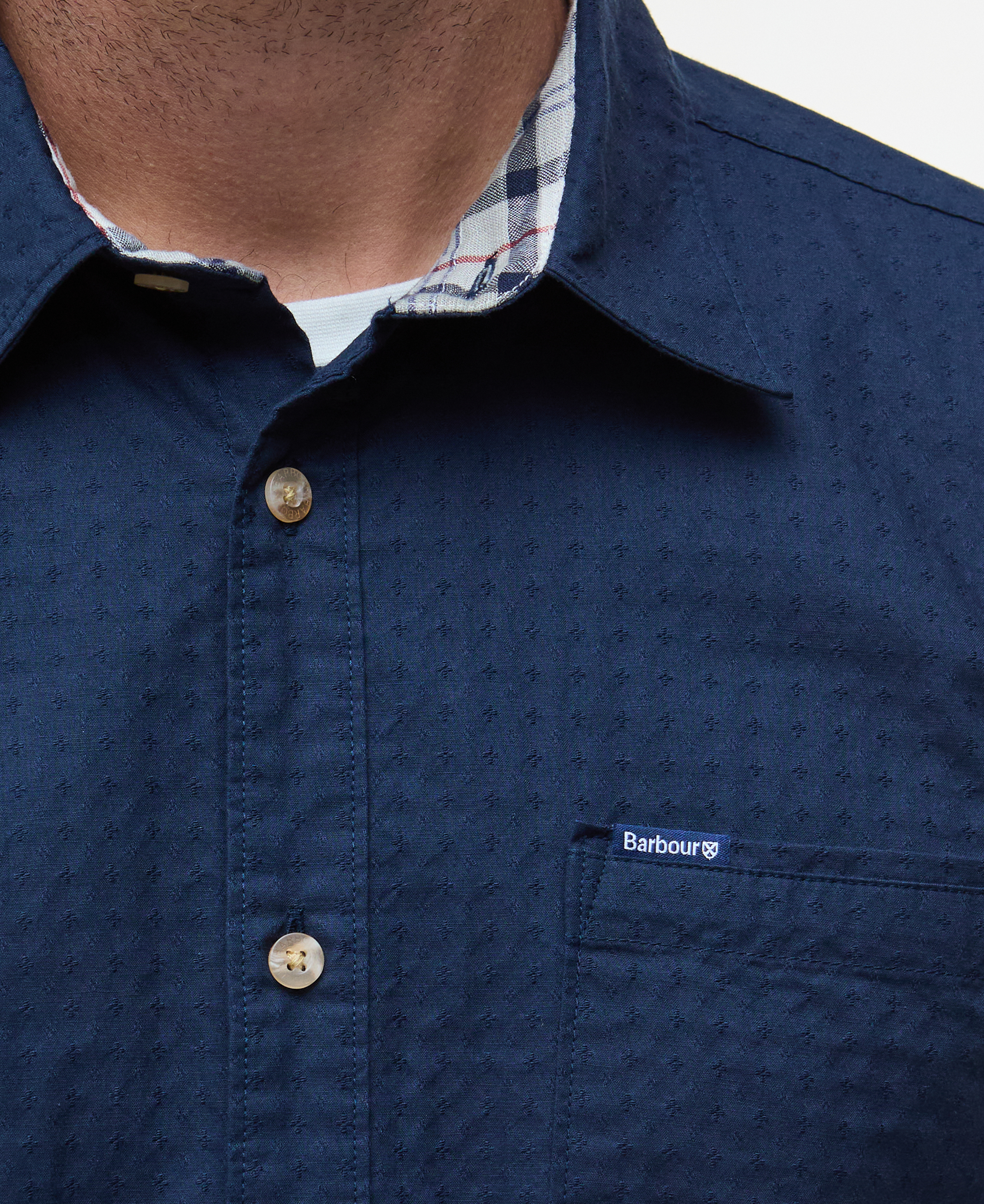 Irvine Textured Tailored Long-Sleeved Shirt image number 4