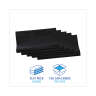 Boardwalk,  LLDPE Liner, 56 gal Capacity, 43 in Wide, 47 in High, 1.7 Mils Thick, Black