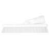 Carlisle, Sparta®, 8in, Color Coded Swivel Scrub Brush, Polyester Bristles, White