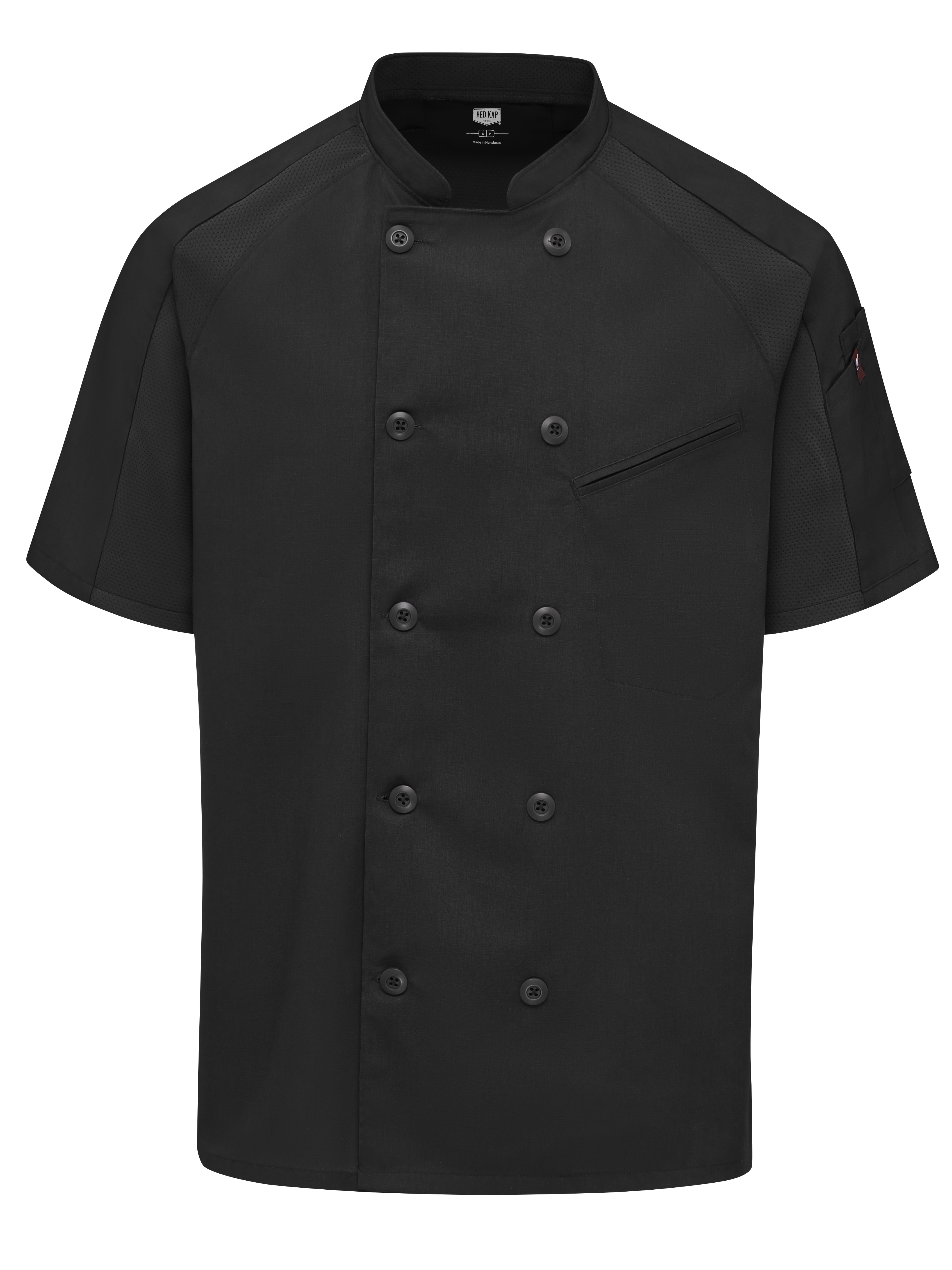 Men‘s Airflow Raglan Chef Coat with OilBlok-Red Kap