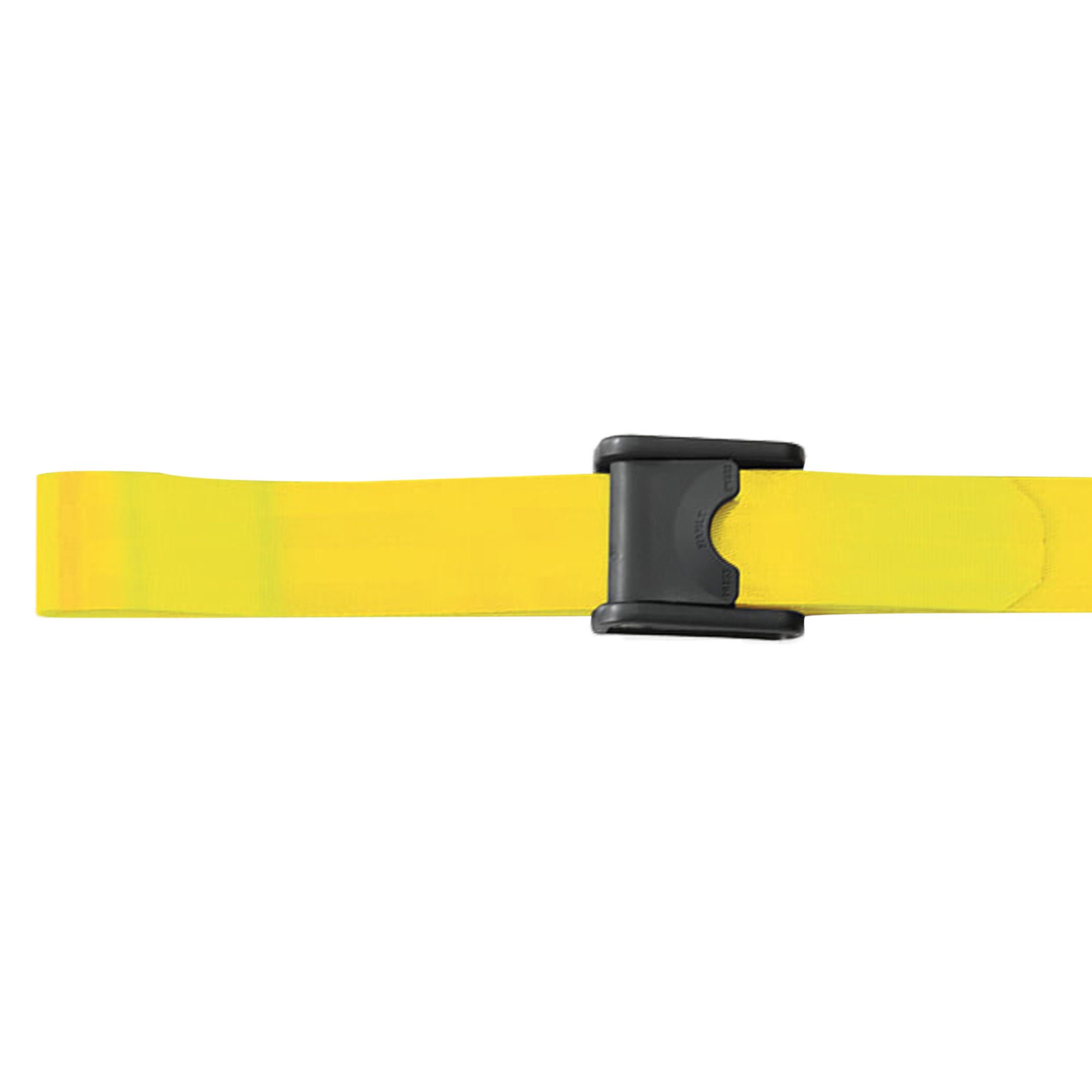 Gait Belt Posey® EZ Clean 60 Inch Length Yellow Polyurethane Coated Webbing