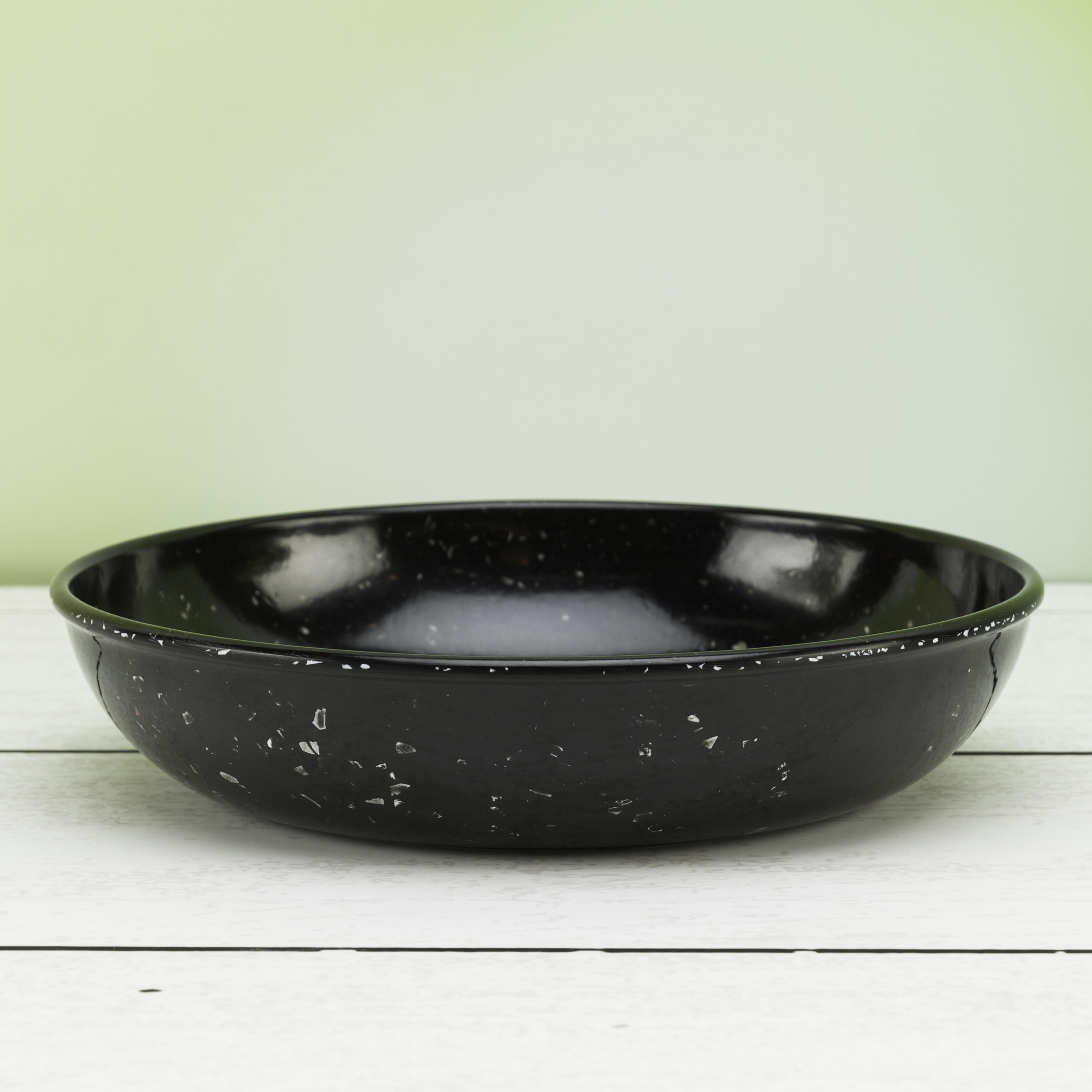 Confetti 35 ounce Pasta Bowl, Black, 6-piece set