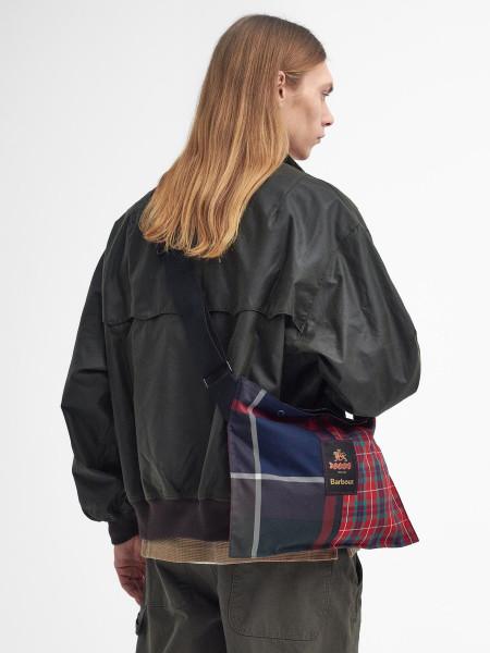 Barbour x Baracuta Umhängetasche Tartan