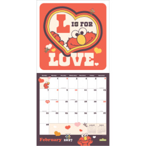 2027 Sesame Street Wall Calendar