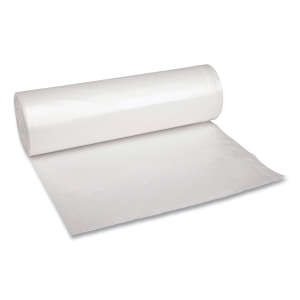 Boardwalk,  LLDPE Liner, 45 gal Capacity, 40 in Wide, 46 in High, 1.4 Mils Thick, Clear