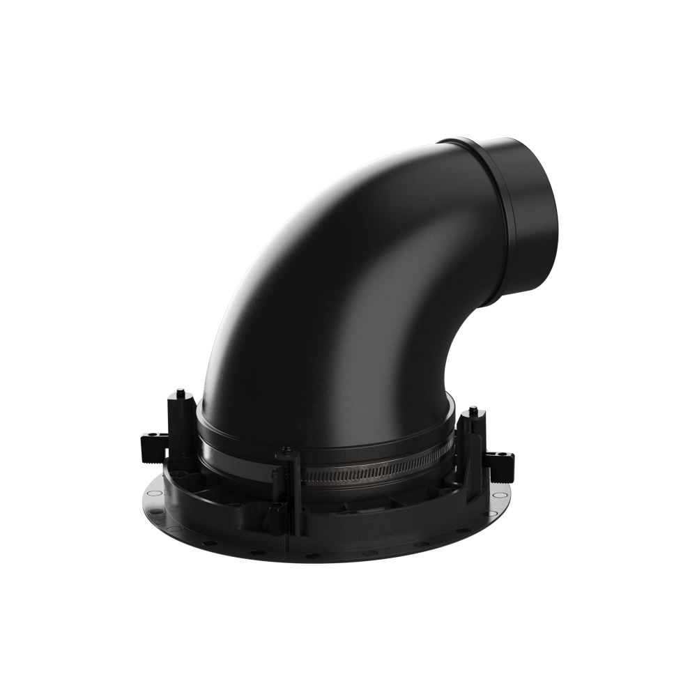 PPX 4" TO 6" 90 DEGREE PIPE ADAPTER (1 EACH)