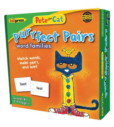 Pete the Cat® Purrfect Pairs Game: Word Families