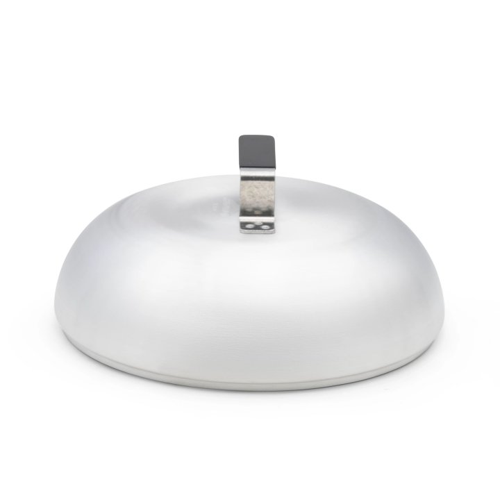 11-inch Wear-Ever® aluminum stir-fry domed cover in natural finish with dipped handle