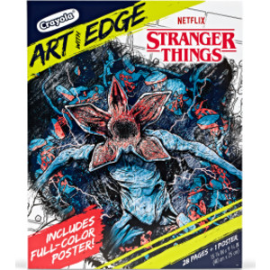 Art with Edge Stranger Things Coloring Book, 28 Coloring Pages