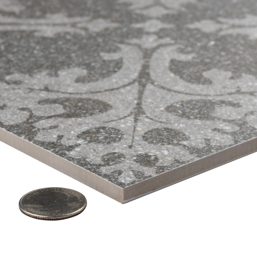 Farnese Molise Grafito 11-1/2 in. x 11-1/2 in. Porcelain Floor and Wall Tile
